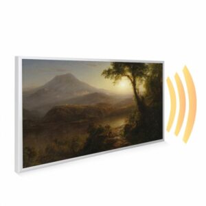 595×995 Tropical Scenery Picture NXT Gen Infrared Heating Panel 580W – Electric Wall Panel Heater