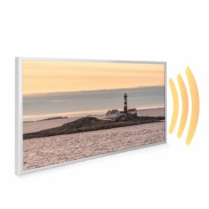 595×995 Dusky Lighthouse Image NXT Gen Infrared Heating Panel 580W – Electric Wall Panel Heater