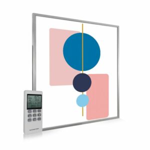 995×1195 Abstract Geometry Picture NXT Gen Infrared Heating Panel 1200W – Electric Wall Panel Heater