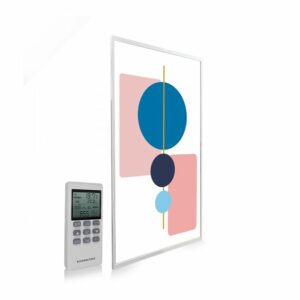 595×995 Abstract Geometry Picture NXT Gen Infrared Heating Panel 580W – Electric Wall Panel Heater