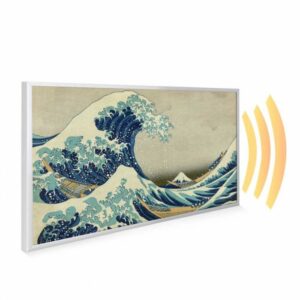 595×995 Great Wave off Kanagawa Picture NXT Gen Infrared Heating Panel 580W – Electric Wall Panel Heater