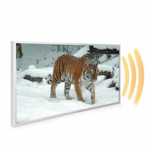 595×995 Siberian Tiger Picture NXT Gen Infrared Heating Panel 580W – Electric Wall Panel Heater