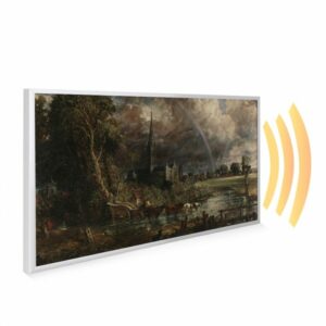 595×995 Salisbury Cathedral From The Meadows Image NXT Gen Infrared Heating Panel 580W – Electric Wall Panel Heater