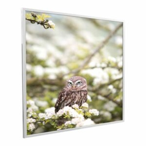 995×1195 Owl In The Spring Picture NXT Gen Infrared Heating Panel 1200W – Electric Wall Panel Heater