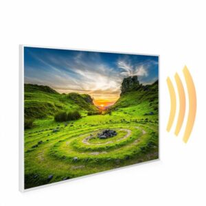 995×1195 Mysterious Cairn Image NXT Gen Infrared Heating Panel 1200W – Electric Wall Panel Heater