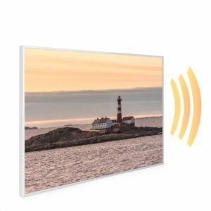 995×1195 Dusky Lighthouse Picture NXT Gen Infrared Heating Panel 1200W – Electric Wall Panel Heater