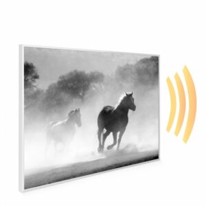 995×1195 Galloping Stallions Picture NXT Gen Infrared Heating Panel 1200W – Electric Wall Panel Heater