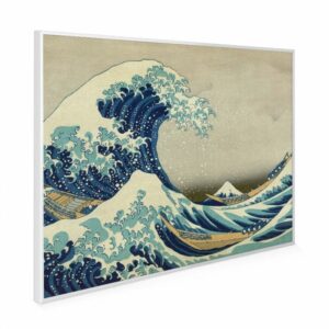 995×1195 Great Wave off Kanagawa Picture NXT Gen Infrared Heating Panel 1200W – Electric Wall Panel Heater