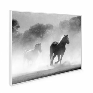 995×1195 Galloping Stallions Picture NXT Gen Infrared Heating Panel 1200W – Electric Wall Panel Heater