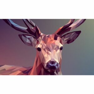 595×995 A Deer In Pixels Image NXT Gen Infrared Heating Panel 580W – Grade B (Black Frame)