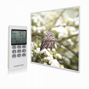 595×595 Owl In The Spring Picture NXT Gen Infrared Heating Panel 350W – Electric Wall Panel Heater