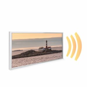 595×1195 Dusky Lighthouse Picture NXT Gen Infrared Heating Panel 700W – Electric Wall Panel Heater