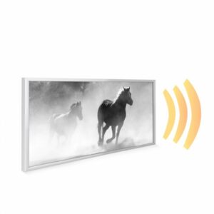 595×1195 Galloping Stallions Picture NXT Gen Infrared Heating Panel 700W – Electric Wall Panel Heater