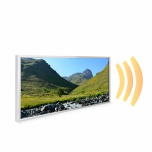 595×1195 Glacial Brook Image NXT Gen Infrared Heating Panel 700W – Electric Wall Panel Heater