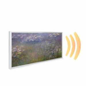 595×1195 Water Lillies Picture NXT Gen Infrared Heating Panel 700W – Electric Wall Panel Heater