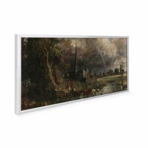 595×1195 Salisbury Cathedral From The Meadows Picture NXT Gen Infrared Heating Panel 700W – Electric Wall Panel Heater