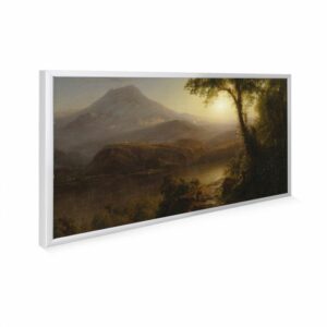 595×1195 Tropical Scenery Image NXT Gen Infrared Heating Panel 700W – Electric Wall Panel Heater