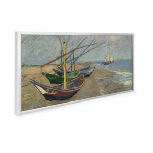 595×1195 Fishing Boats on the Beach at Saintes Maries Image NXT Gen Infrared Heating Panel 700W – Electric Wall Panel Heater