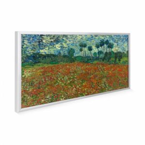 595×1195 Poppy Field Image NXT Gen Infrared Heating Panel 700W – Electric Wall Panel Heater