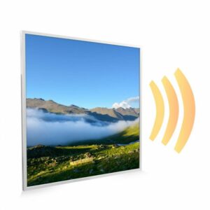 595×595 Rolling Cloud Picture NXT Gen Infrared Heating Panel 350W – Electric Wall Panel Heater