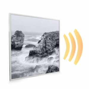 595×595 Stormy Shore Picture NXT Gen Infrared Heating Panel 350W – Electric Wall Panel Heater