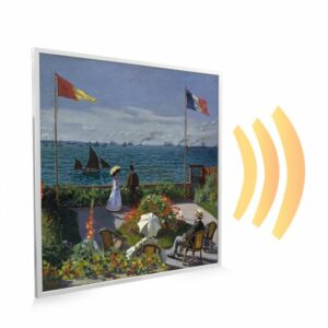 595×595 Jardin a Sainte Adresse Picture NXT Gen Infrared Heating Panel 350W – Electric Wall Panel Heater