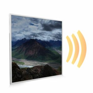 595×595 Mountain Landscape Picture NXT Gen Infrared Heating Panel 350W – Electric Wall Panel Heater