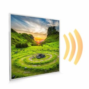 595×595 Mysterious Cairn Image NXT Gen Infrared Heating Panel 350W – Electric Wall Panel Heater