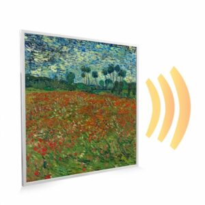 595×595 Poppy Field Image NXT Gen Infrared Heating Panel 350W – Electric Wall Panel Heater