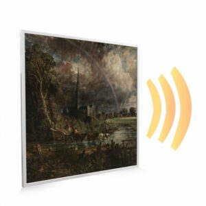 595×595 Salisbury Cathedral From The Meadows Picture NXT Gen Infrared Heating Panel 350W – Electric Wall Panel Heater