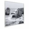 595x595 Stormy Shore Picture NXT Gen Infrared Heating Panel 350W - Electric Wall Panel Heater
