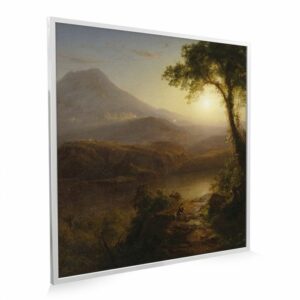 595×595 Tropical Scenery Picture NXT Gen Infrared Heating Panel 350W – Electric Wall Panel Heater