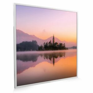 595×595 Dreamy Lake Picture NXT Gen Infrared Heating Panel 350W – Electric Wall Panel Heater