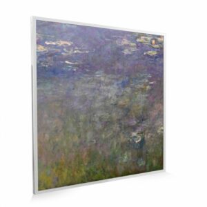 595×595 Water Lilies Picture NXT Gen Infrared Heating Panel 350W – Electric Wall Panel Heater