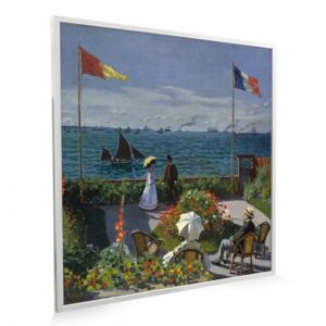 595×595 Jardin a Sainte Adresse Picture NXT Gen Infrared Heating Panel 350W – Electric Wall Panel Heater