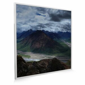 595×595 Mountain Landscape Picture NXT Gen Infrared Heating Panel 350W – Electric Wall Panel Heater