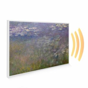 795×1195 Water Lilies Image NXT Gen Infrared Heating Panel 900W – Electric Wall Panel Heater