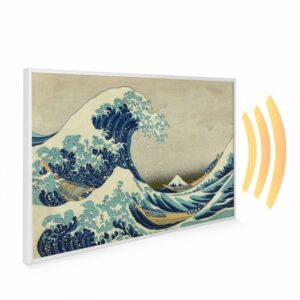 795×1195 Great Wave Off Kaganawa Image NXT Gen Infrared Heating Panel 900W – Electric Wall Panel Heater