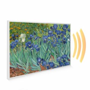 795×1195 Irises Picture NXT Gen Infrared Heating Panel 900W – Electric Wall Panel Heater