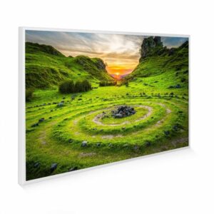 795×1195 Mysterious Cairn Picture NXT Gen Infrared Heating Panel 900W – Electric Wall Panel Heater