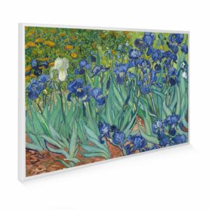 795×1195 Irises Picture NXT Gen Infrared Heating Panel 900W – Electric Wall Panel Heater