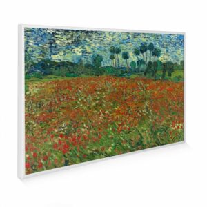 795×1195 Poppy Field Picture NXT Gen Infrared Heating Panel 900W – Electric Wall Panel Heater