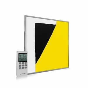 595×595 Abstract Block Paint Image NXT Gen Infrared Heating Panel 350W – Electric Wall Panel Heater