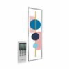 350W Abstract Geometry UltraSlim Picture NXT Gen Infrared Heating Panel - Electric Wall Panel Heater - Image 2
