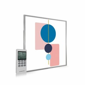 595×595 Abstract Geometry Image NXT Gen Infrared Heating Panel 350W – Electric Wall Panel Heater