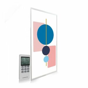 595×1195 Abstract Geometry Image NXT Gen Infrared Heating Panel 700W – Electric Wall Panel Heater