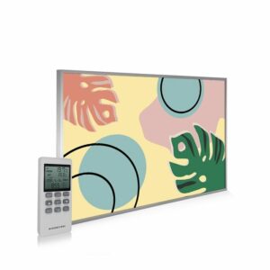 795×1195 Abstract Leaves Picture NXT Gen Infrared Heating Panel 900W – Electric Wall Panel Heater