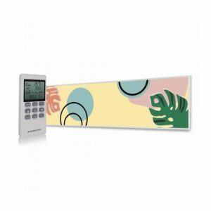 350W Abstract Leaves UltraSlim Picture NXT Gen Infrared Heating Panel – Electric Wall Panel Heater