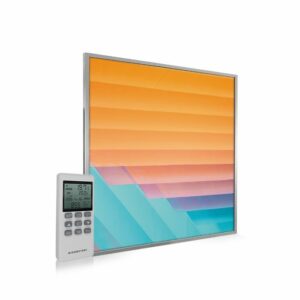 595×595 Abstract Lines Image NXT Gen Infrared Heating Panel 350W – Electric Wall Panel Heater