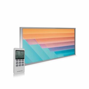 595×1195 Abstract Lines Image NXT Gen Infrared Heating Panel 700W – Electric Wall Panel Heater